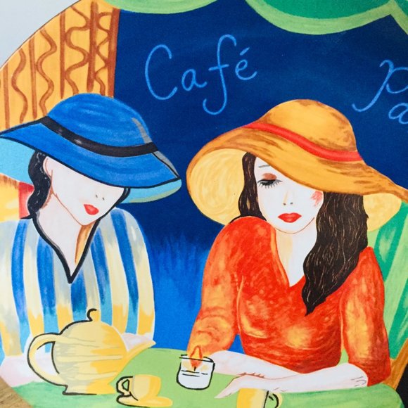 Sango Cafe Paris Oval Dinner 11 3/8  Plate - Picture 2 of 4